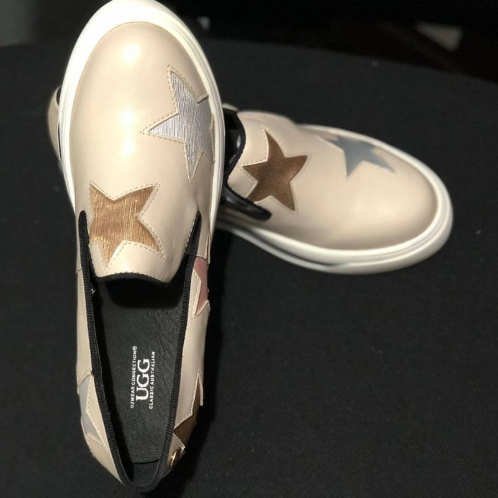 New UGG OZWEAR LADIES SUPERSTAR WEDGE SNEAKER - Picture 10 of 11